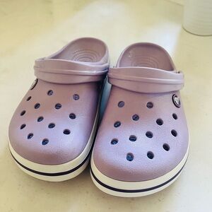 Light Purple Crocs Crocband M6/W8